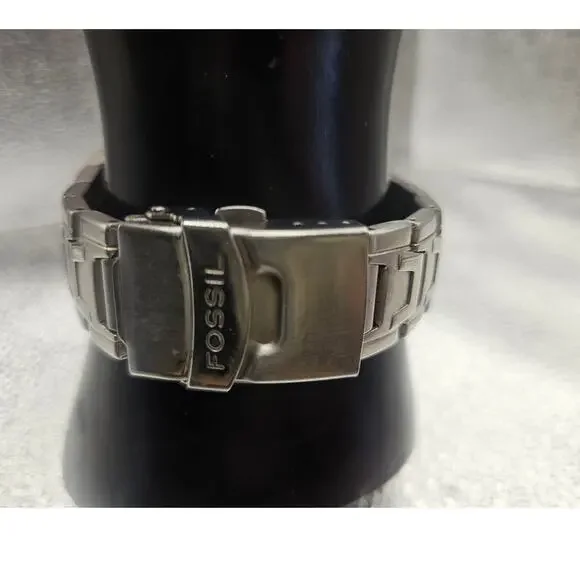 Fossil Men's Blue Watch 100M Stainless Steel Water Resist AM3421 - Picture 9 of 12